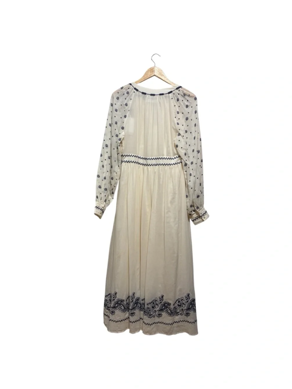 Cream Embroidered CLAUDIE Pierlot Paris  Boho dress - Picture 4 of 16